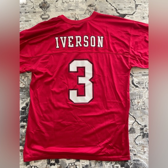 Vintage Reebok Allen Iverson I3 Limited Edition Football Jersey #3 XXL - Picture 8 of 9
